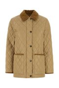 Beige Quilted Jacket 1