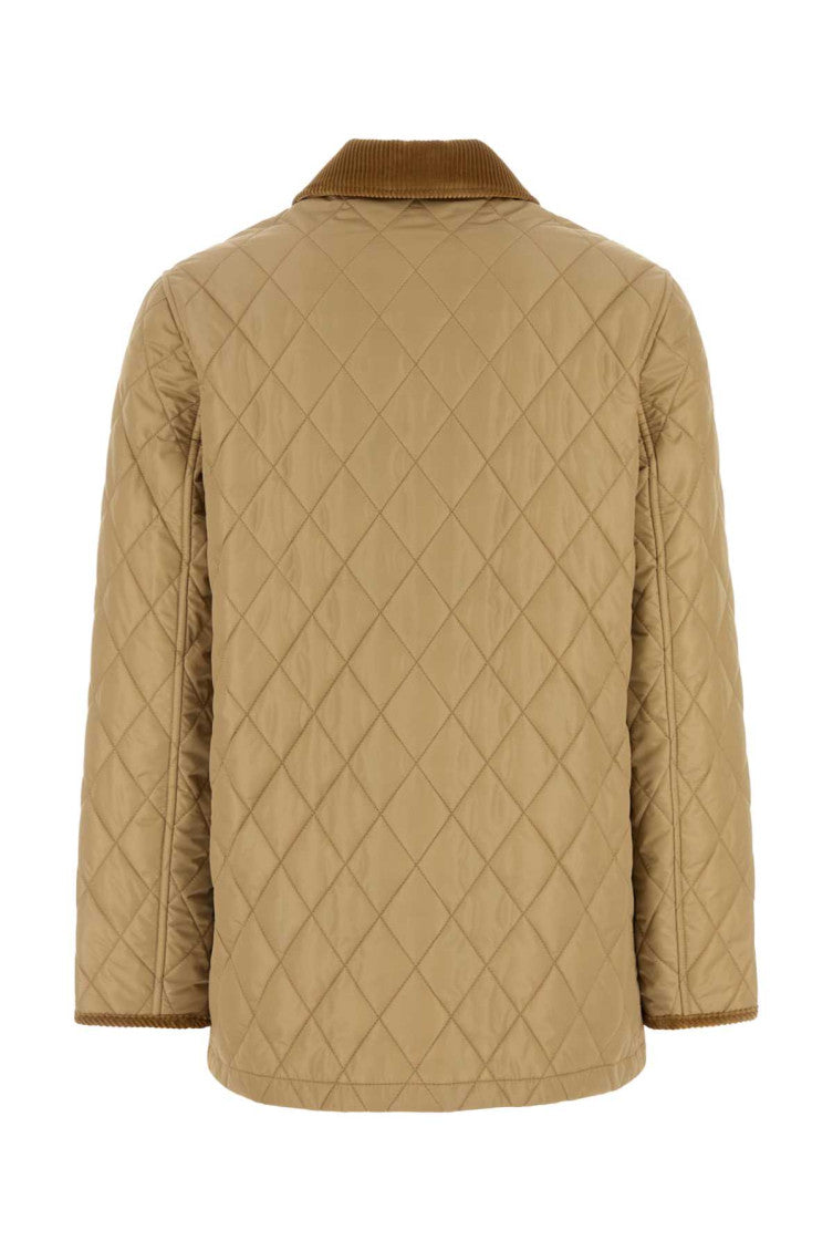 Beige Quilted Jacket 2