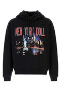 Black Graphic Print Hoodie 1