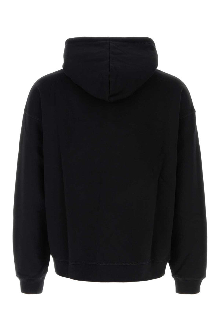 Black Graphic Print Hoodie 2