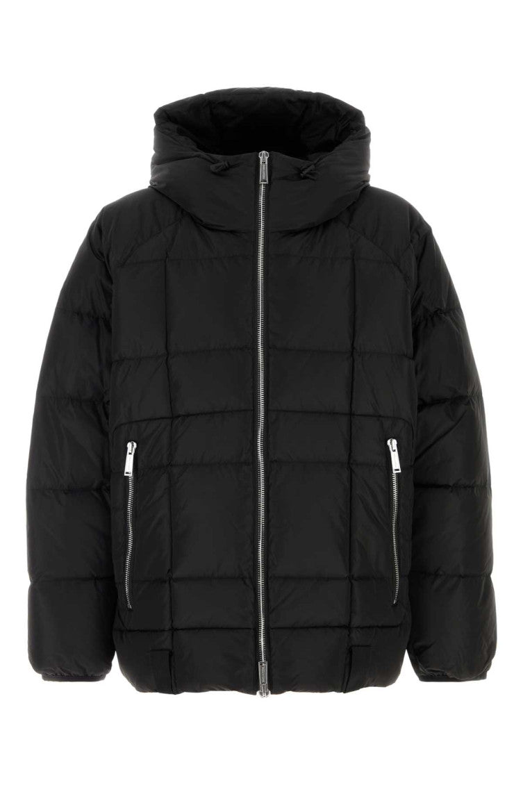 Black Nylon Down Jacket 1