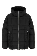 Black Nylon Down Jacket 1