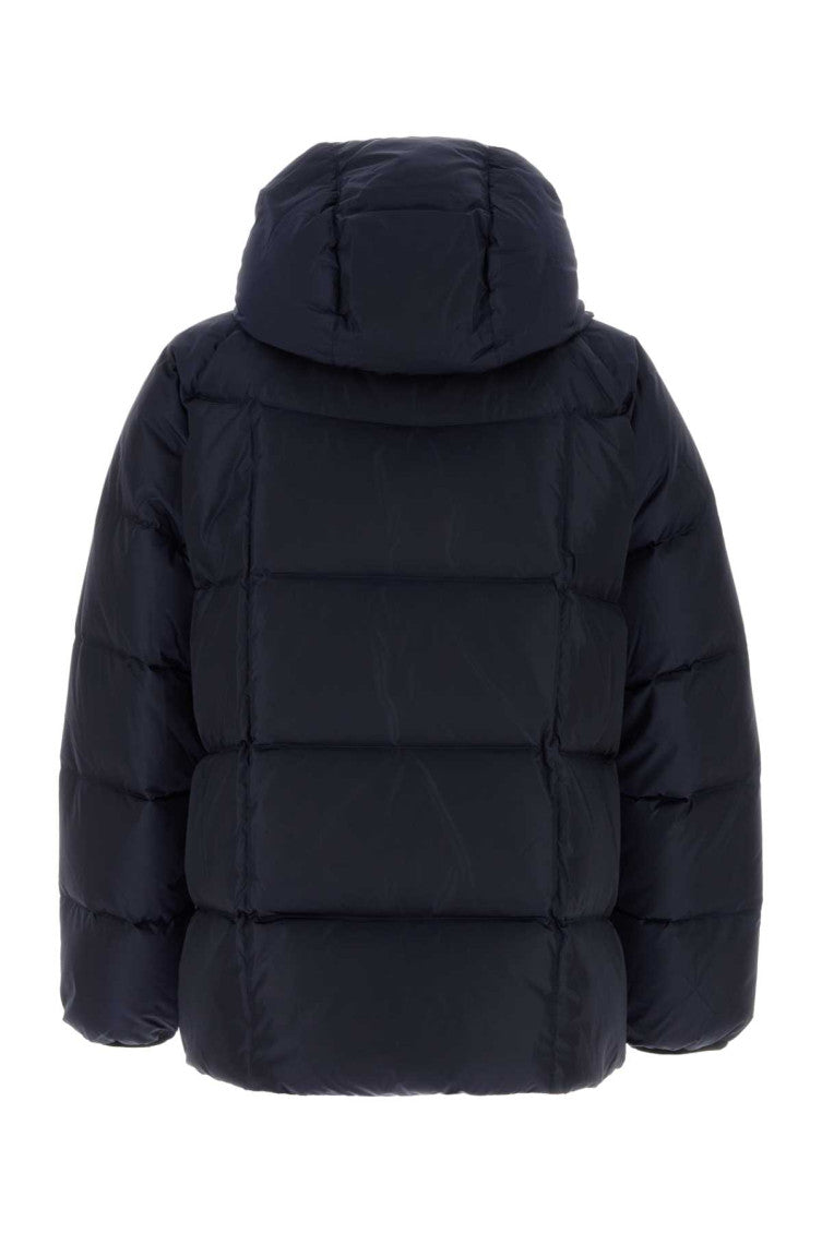 Navy Blue Nylon Down Jacket 2
