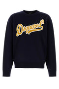 Blue Crewneck Logo Sweater 1