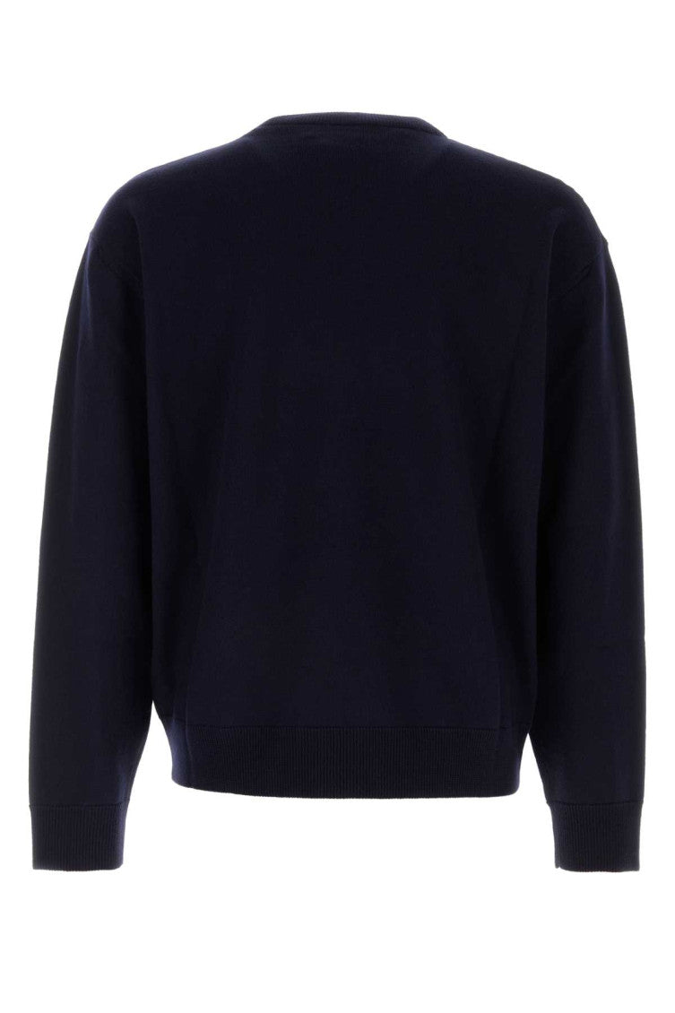 Blue Crewneck Logo Sweater 2