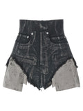 Brown 'Dirt Cutoffs' shorts 1