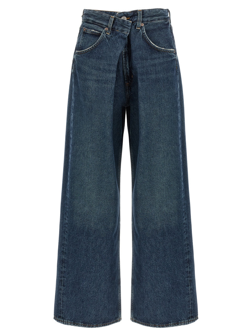 Blue 'Vana Fold' jeans 1