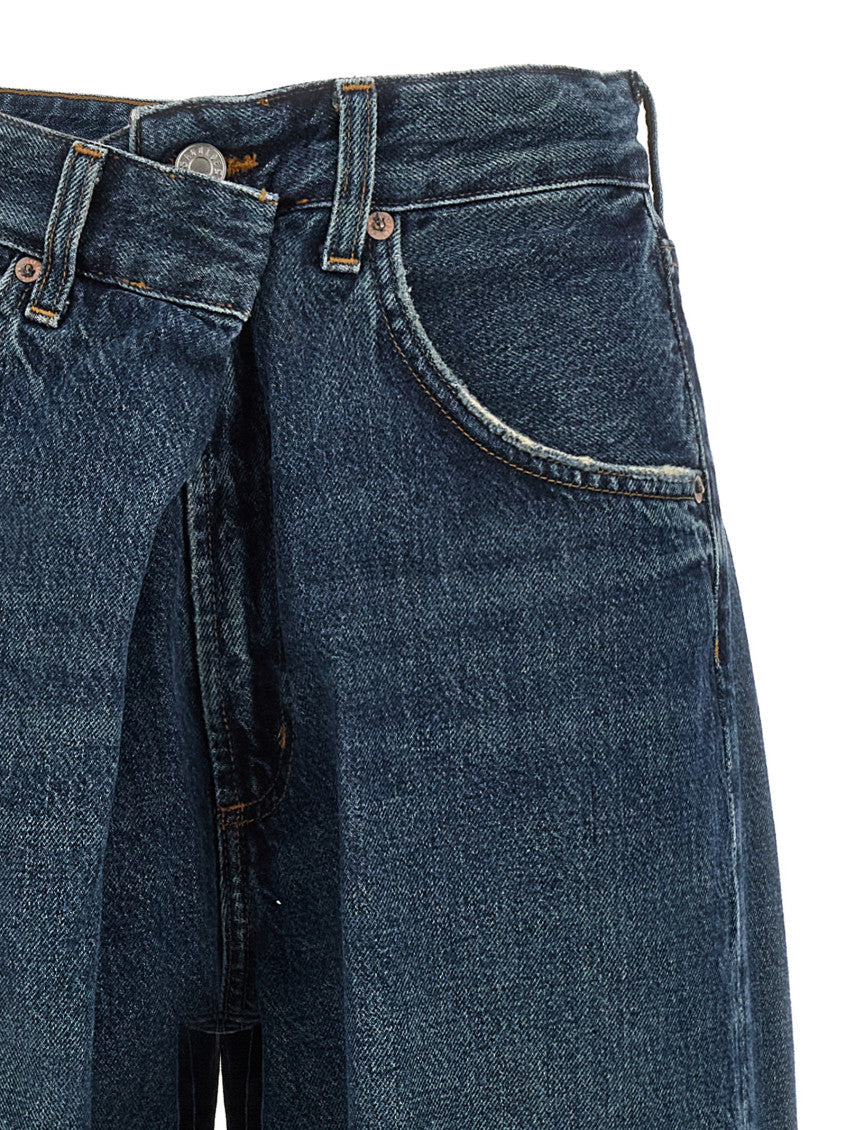 Blue 'Vana Fold' jeans 3