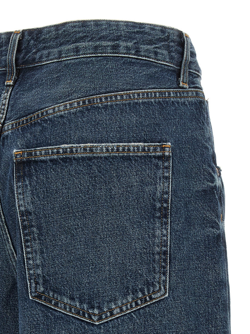 Blue 'Vana Fold' jeans 4