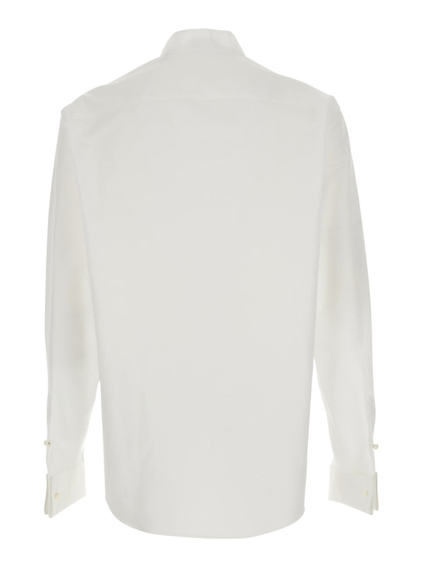 White Regular Solid Shirt 2