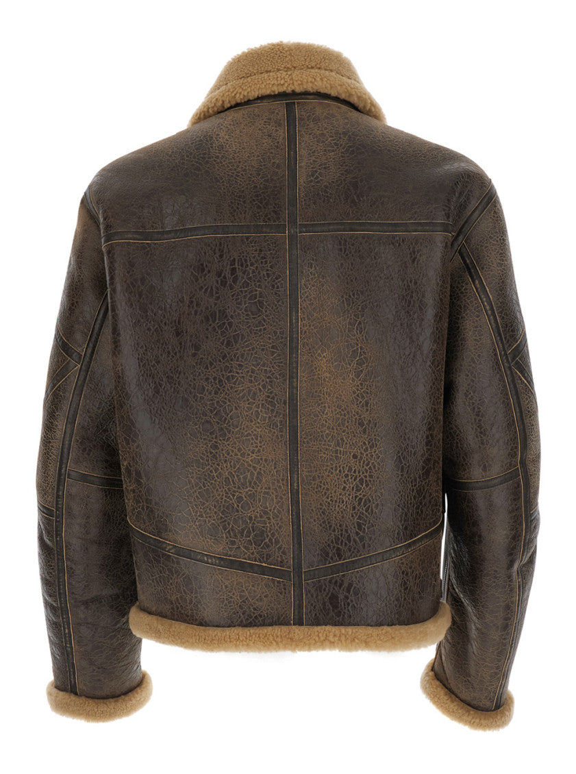 Brown Shirt Collar Jacket 2
