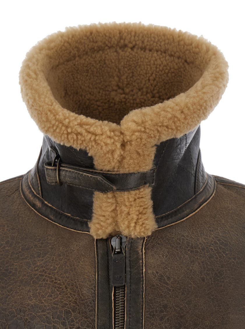 Brown Shirt Collar Jacket 3
