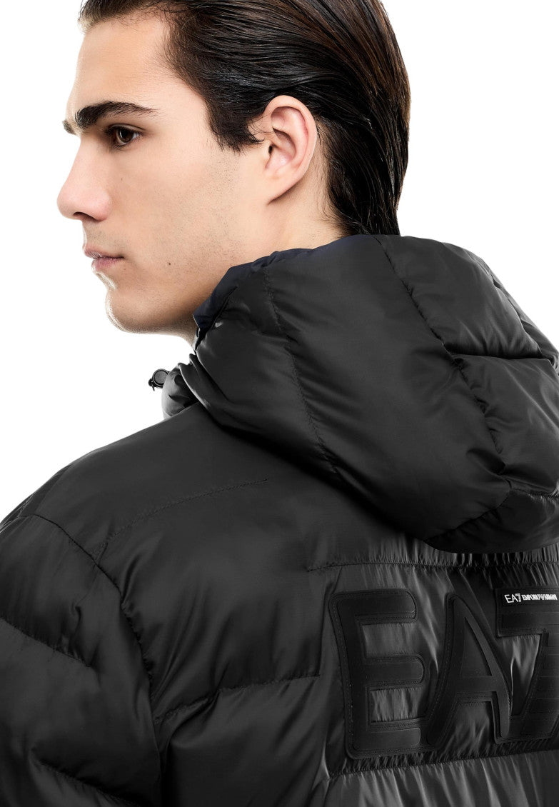 Black Quilted Regular Jacket 5