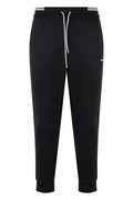 Black Tapered Drawstring Joggers 1