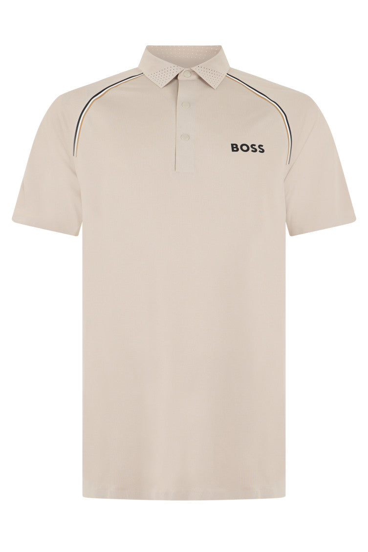 Light Beige Logo Polo 1