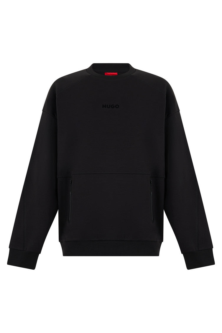 Black Crew Neck Sweatshirt 1