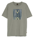 Green Graphic Crew Neck T-Shirt 1