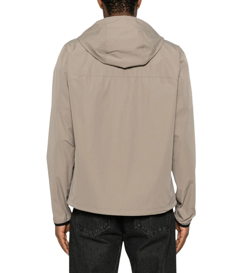Beige Logo Hood Jacket 3