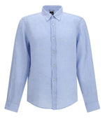 Light Blue Regular Solid Shirt 1