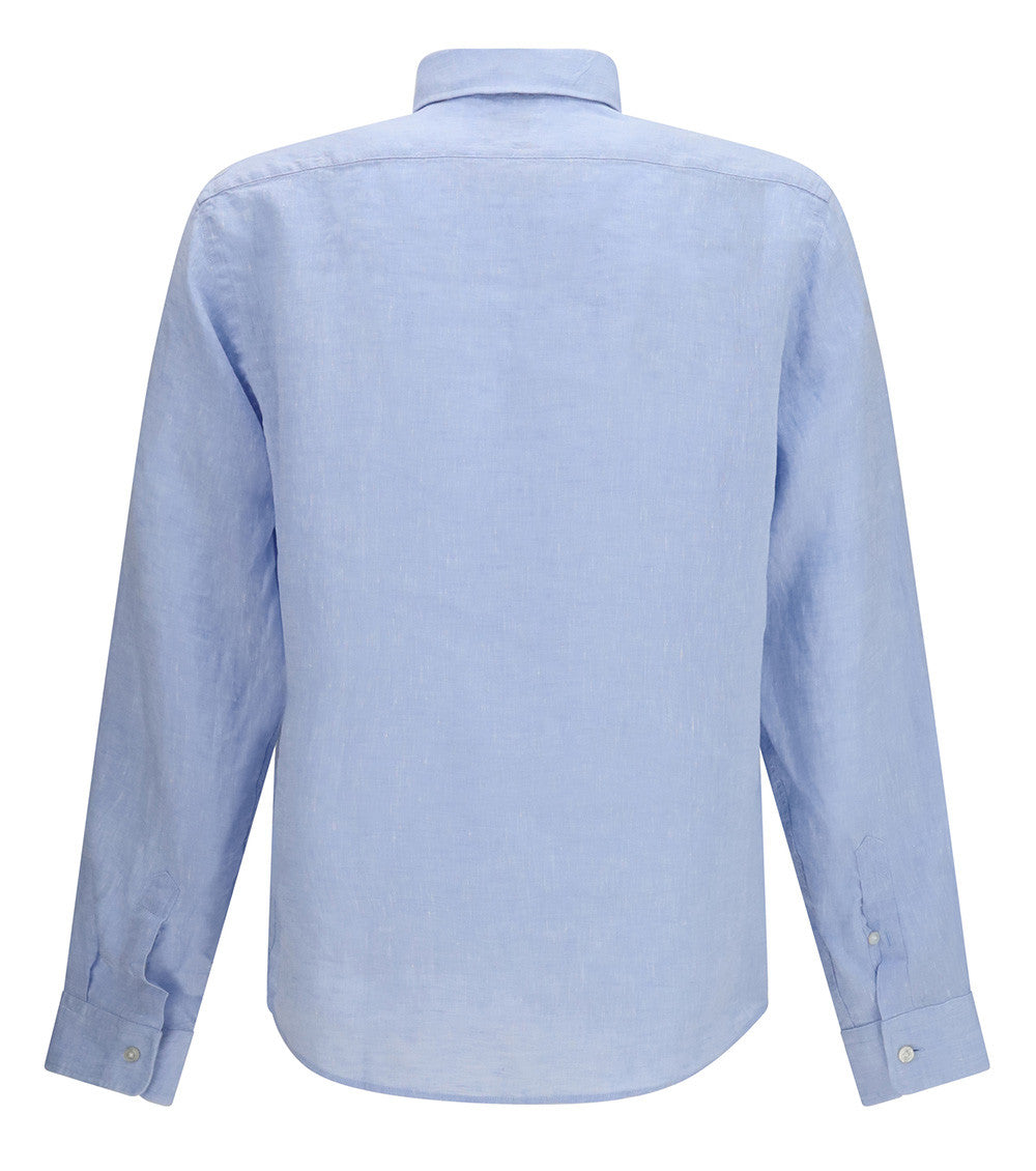 Light Blue Regular Solid Shirt 2