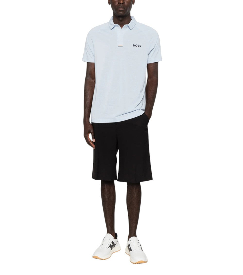 Light Blue Logo Polo 2