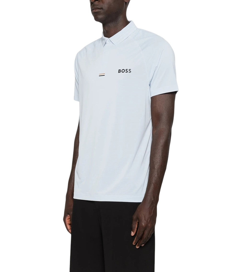 Light Blue Logo Polo 4