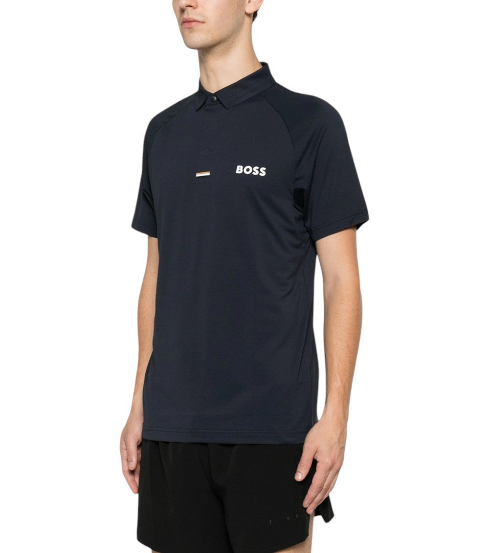 Navy Blue Logo Polo 4