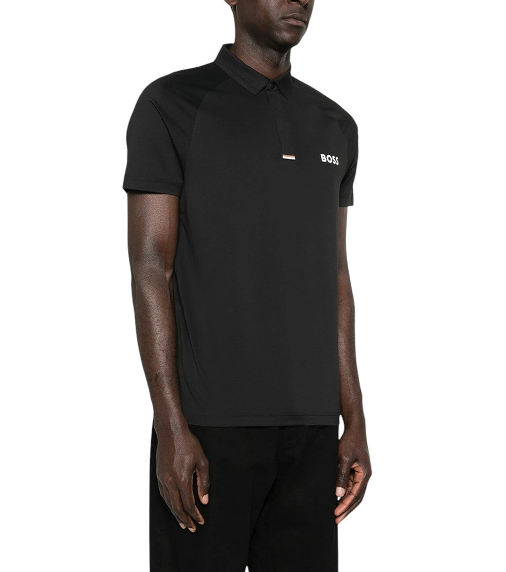 Black Logo Polo 4