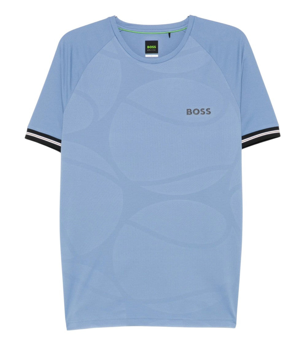 Blue Logo Crew Neck T-Shirt 1