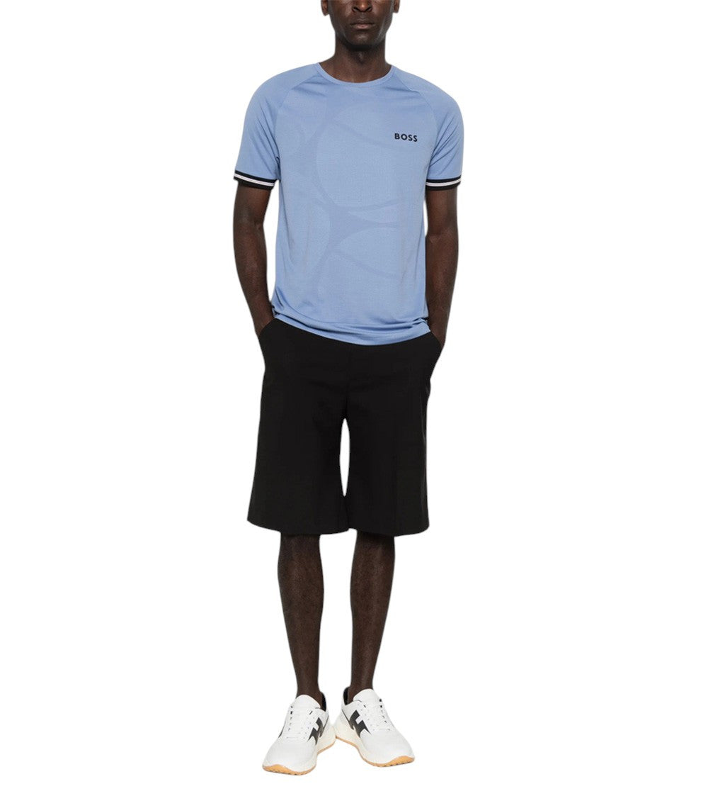 Blue Logo Crew Neck T-Shirt 2