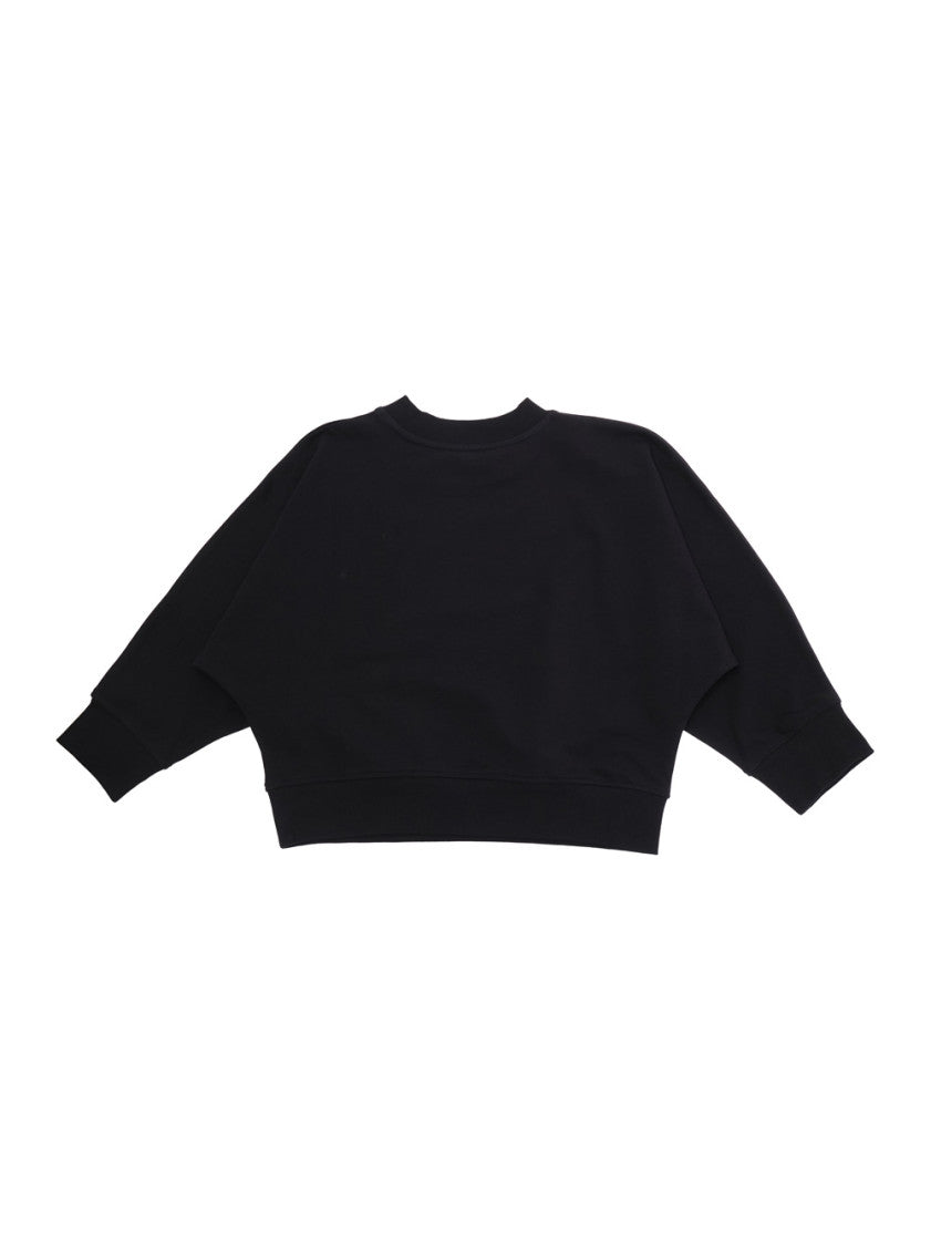 Girls Black Crewneck Sweatshirt 2