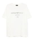 White Logo Crew Neck T-Shirt 1