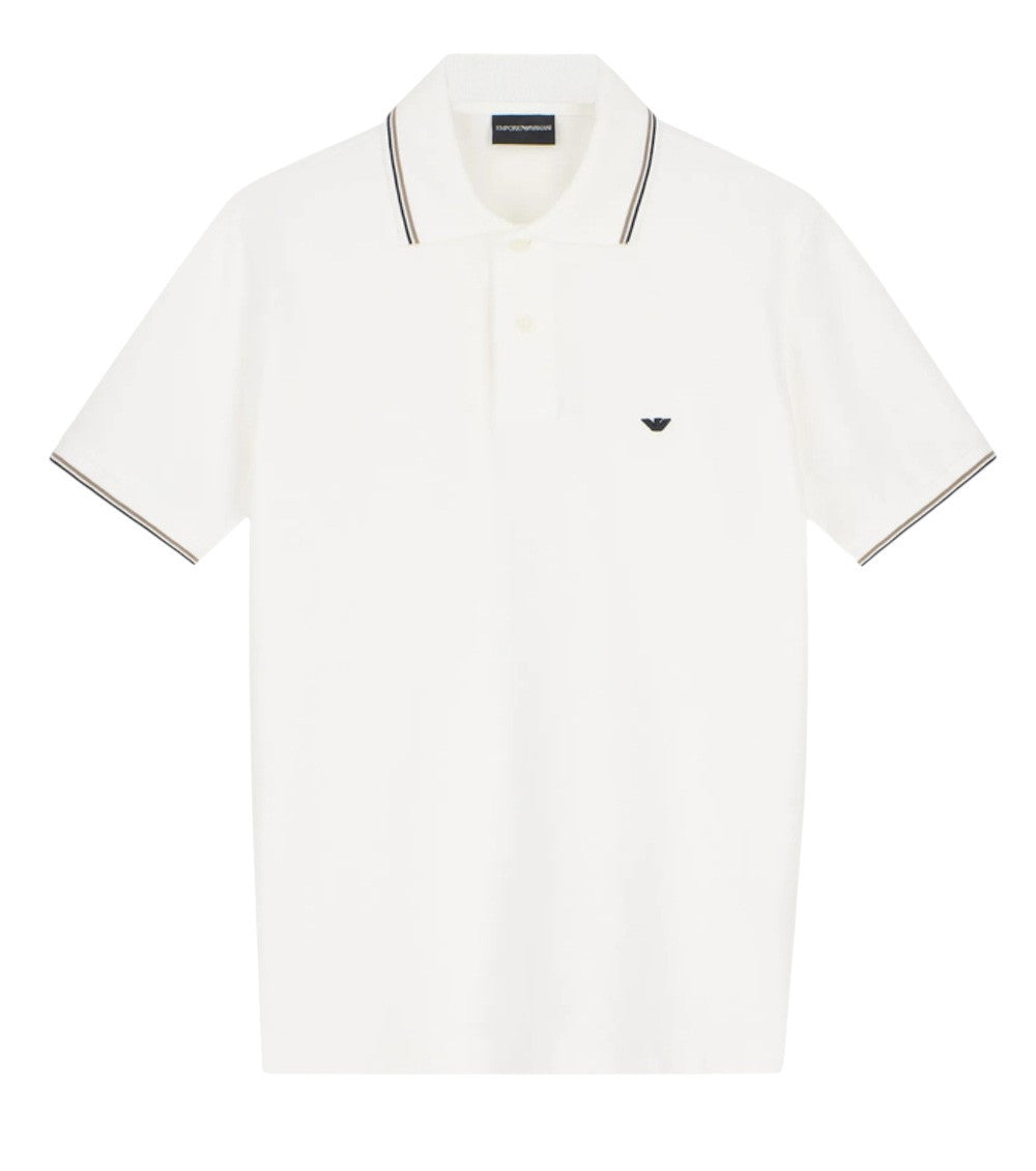 White Logo Polo 1