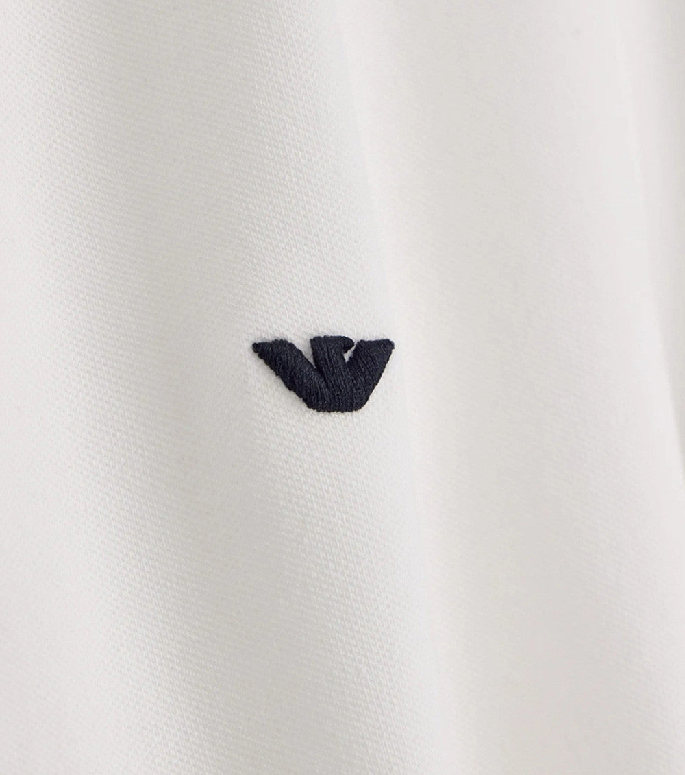 White Logo Polo 3
