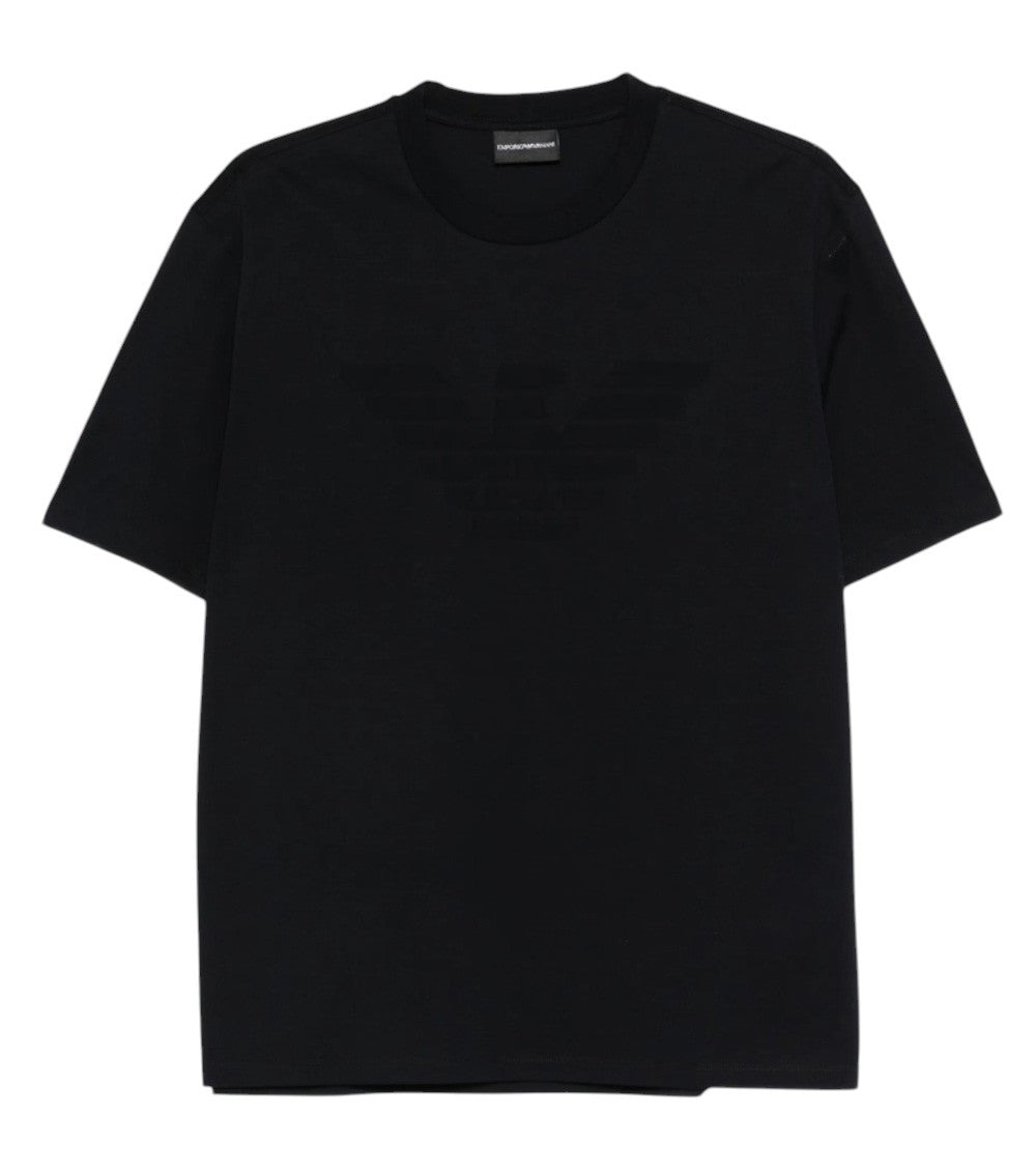 Black Logo Crew Neck T-Shirt 1