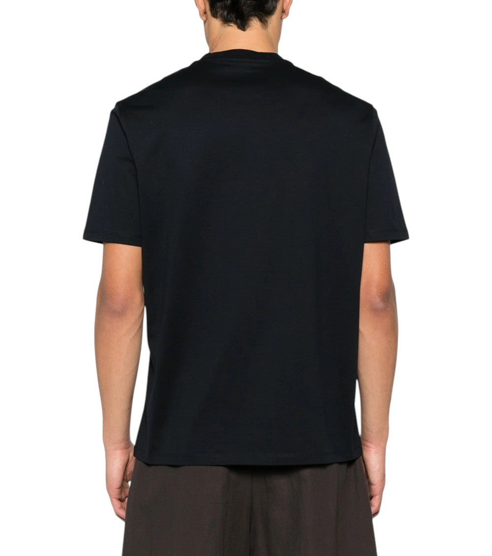 Black Logo Crew Neck T-Shirt 3