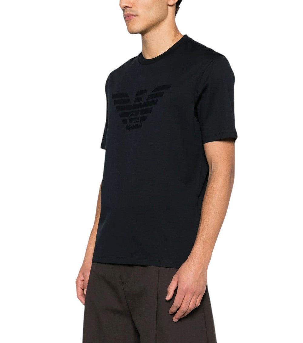Black Logo Crew Neck T-Shirt 4