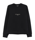 Black Logo Crew Neck Sweatshirt 1