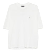 White Logo Crew Neck T-Shirt 1