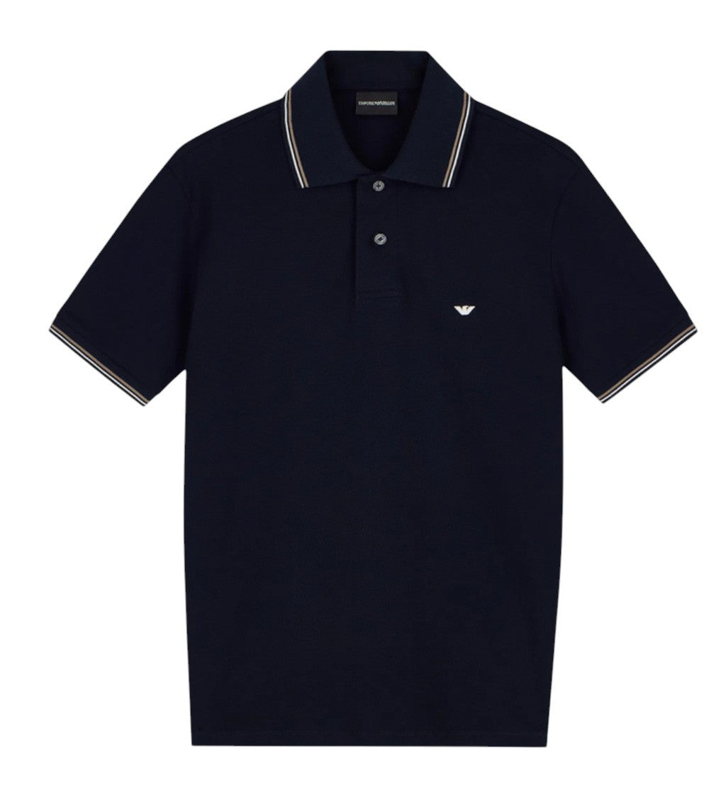 Navy Blue Logo Polo 1