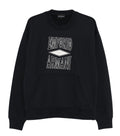 Black Logo Crew Neck Sweatshirt 1
