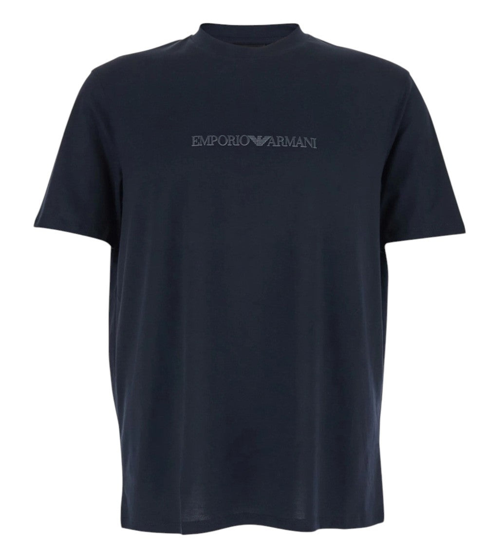 Blue Logo Crew Neck T-Shirt 1
