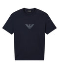 Navy Blue Logo Crew Neck T-Shirt 1