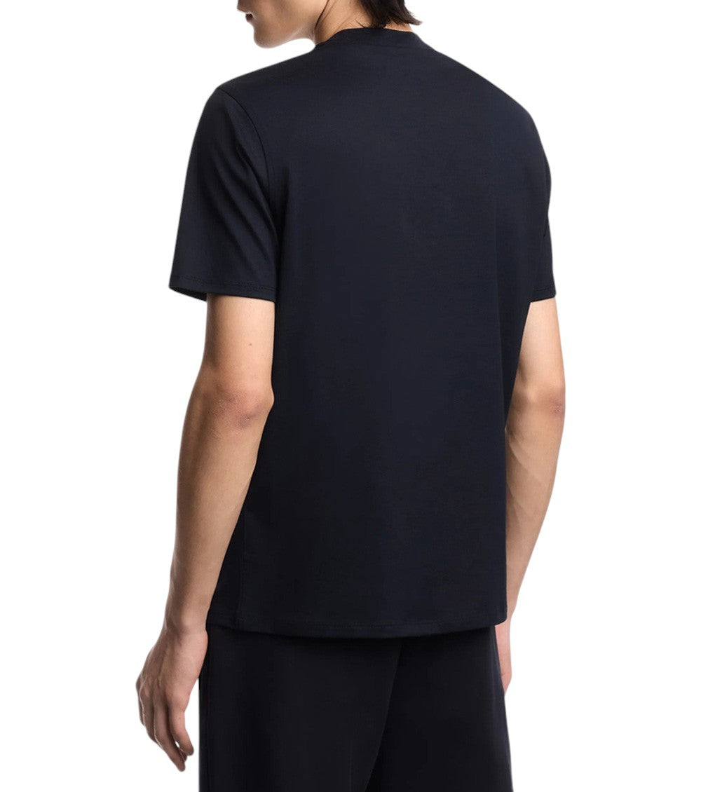 Navy Blue Logo Crew Neck T-Shirt 3