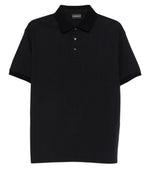 Black Textured Polo 1