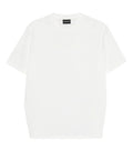 White Solid Crew Neck T-Shirt 1