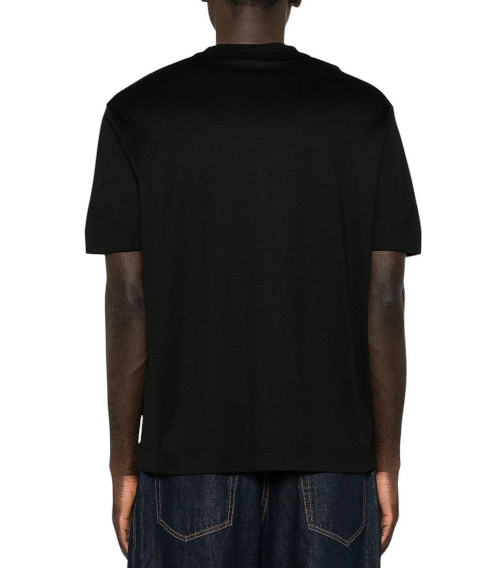 Black Logo Crew Neck T-Shirt 3