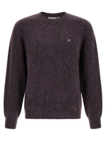 Purple Crew Neck Sweater 1