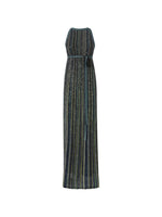 Multicolor Crew Neck Maxi Dress 1