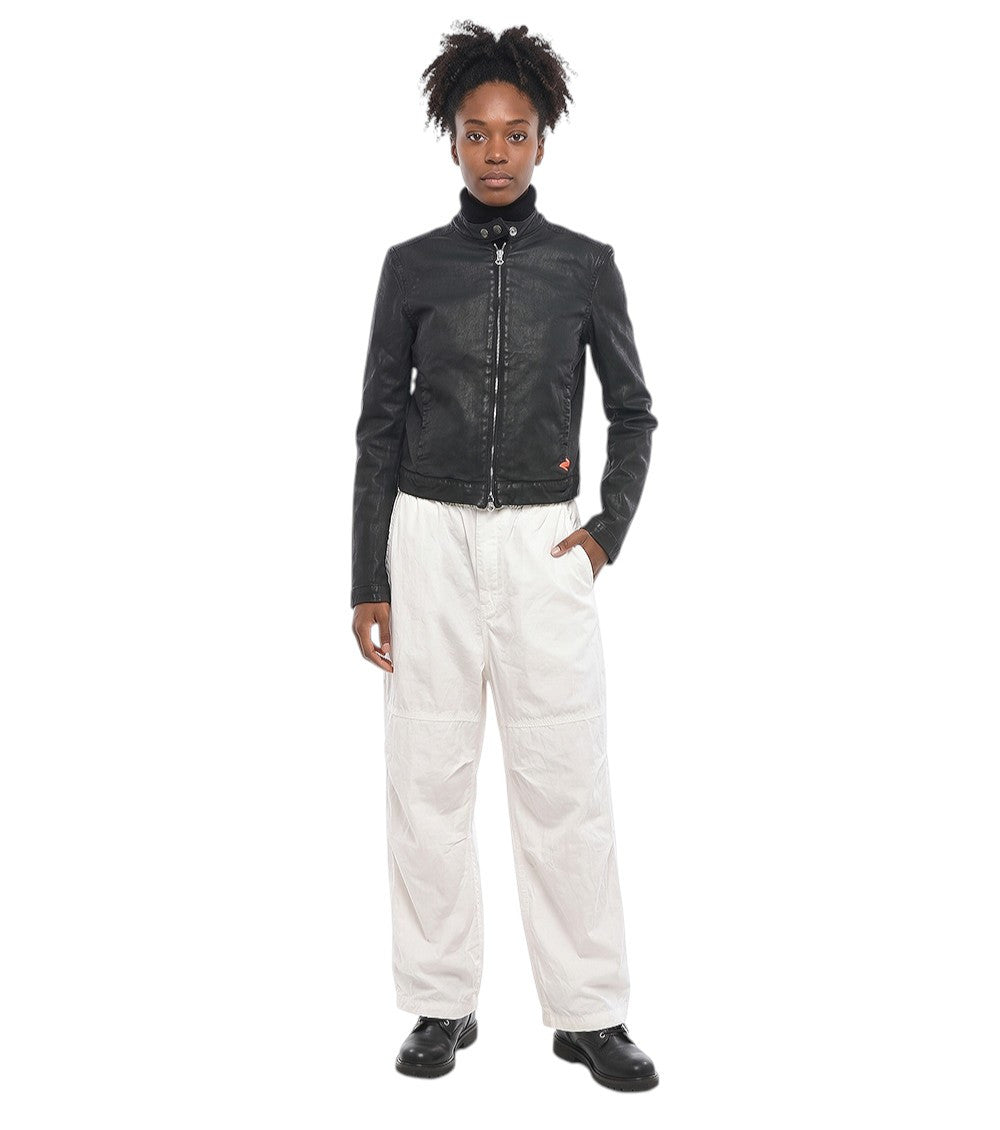Black Mandarin Collar Jacket 2